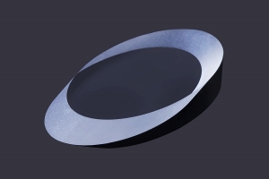 400-1100nm寬帶介質膜楔形鏡0°金屬膜橢圓反射鏡